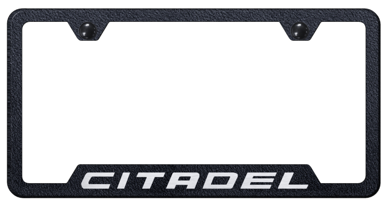 Citadel Cut-Out Frame - Laser Etched Rugged Black
