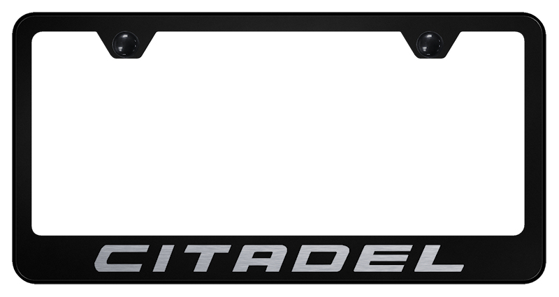 Citadel Stainless Steel Frame - Laser Etched Black