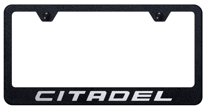 Citadel Stainless Steel Frame - Laser Etched Rugged Black