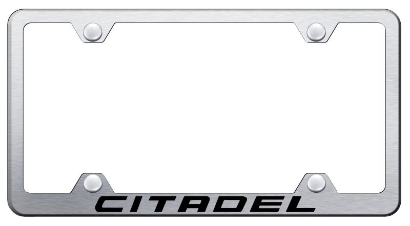 Citadel Steel Wide Body Frame - Laser Etched Brushed