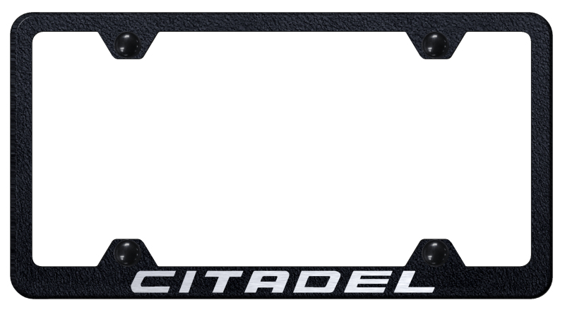 Citadel Steel Wide Body Frame - Laser Etched Rugged Black