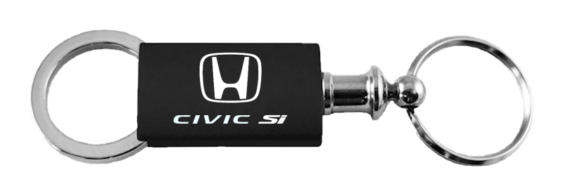 Civic SI Anodized Aluminum Valet Key Fob - Black