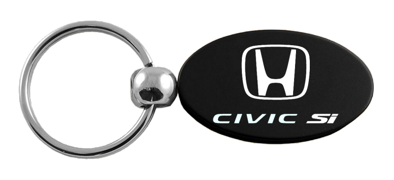 Civic SI Oval Key Fob - Black
