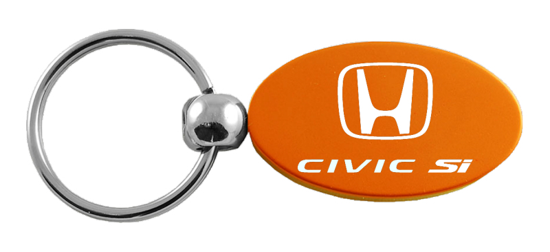 Civic SI Oval Key Fob - Orange