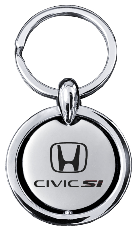 Civic SI Revolver Key Fob - Silver