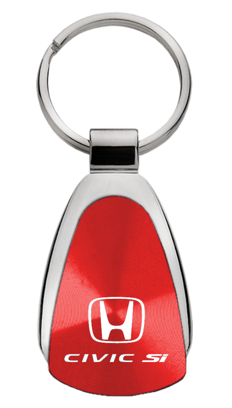 Civic SI Teardrop Key Fob - Red