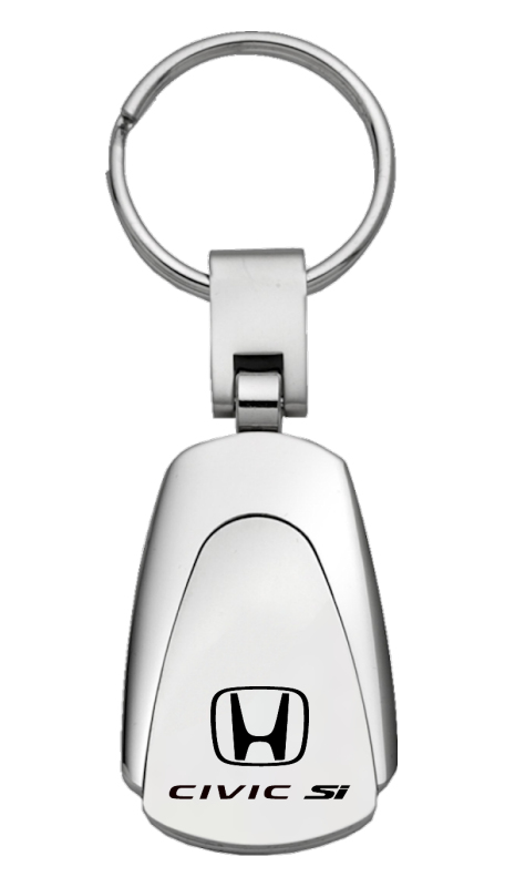 Civic SI Teardrop Key Fob - Silver