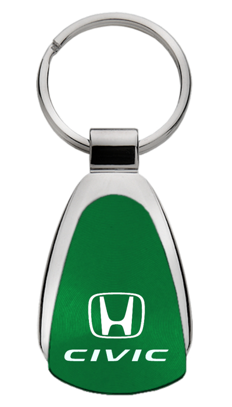 Civic Teardrop Key Fob - Green