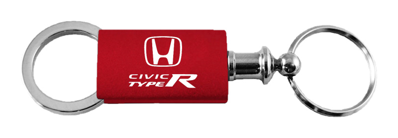 Civic Type R Anodized Aluminum Valet Key Fob - Red