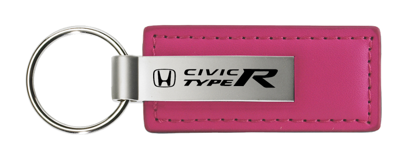Civic Type R Leather Key Fob - Pink