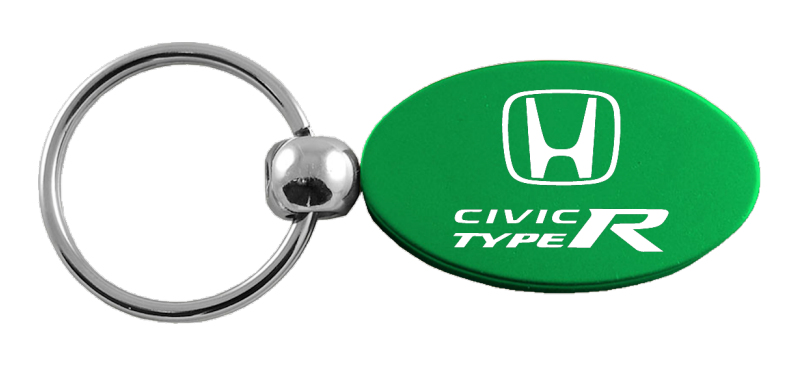 Civic Type R Oval Key Fob - Green