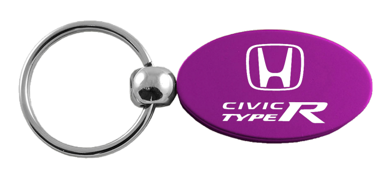 Civic Type R Oval Key Fob - Purple