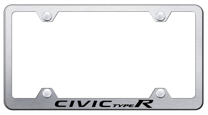Civic Type R Steel Wide Body Frame - Laser Etched Brushed