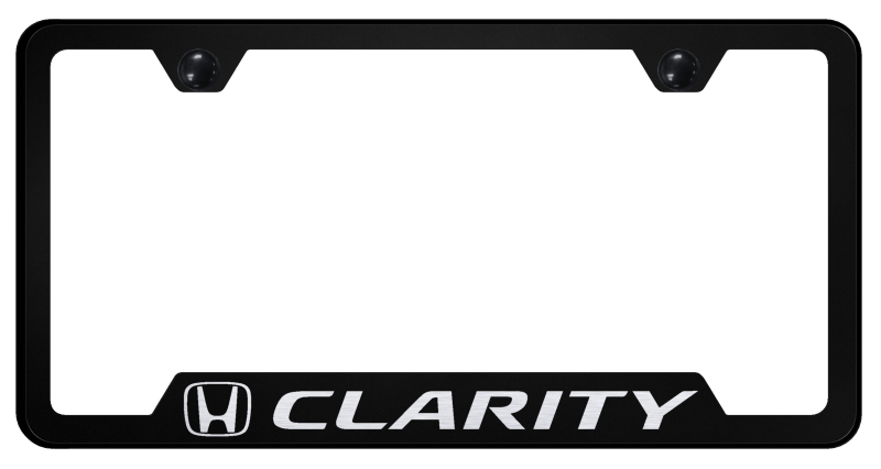 Clarity Cut-Out Frame - Laser Etched Black