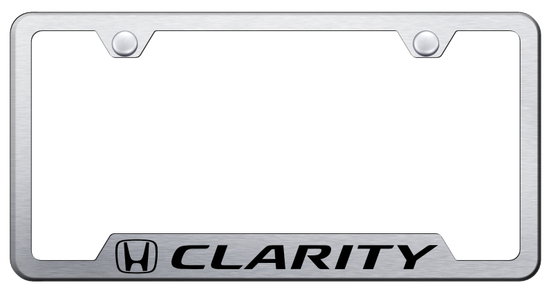 Clarity Cut-Out Frame - Laser Etched Brushed