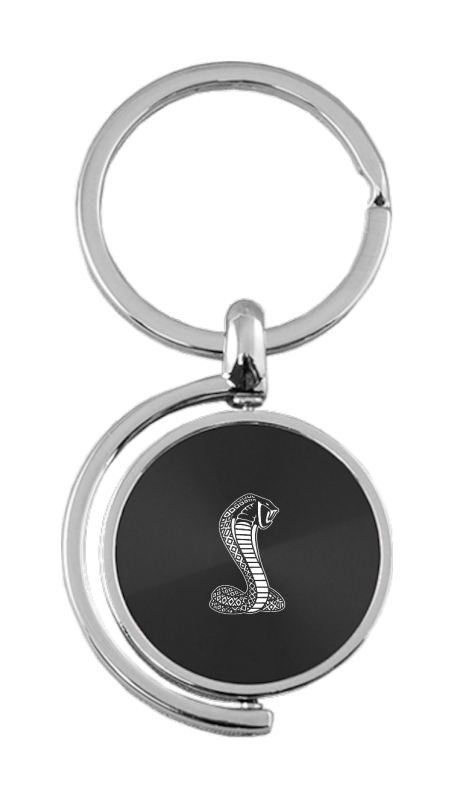 Cobra Spinner Key Fob - Black