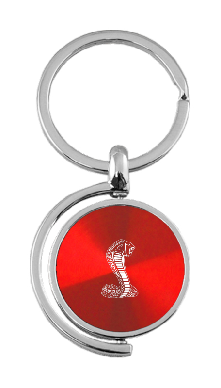 Cobra Spinner Key Fob - Red