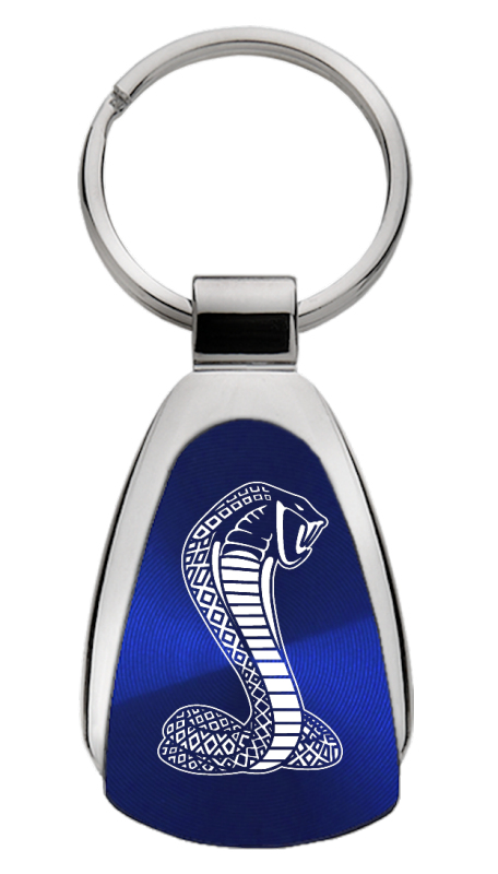 Cobra Teardrop Key Fob - Blue