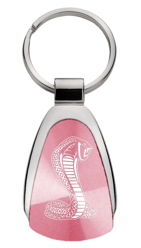 Cobra Teardrop Key Fob - Pink