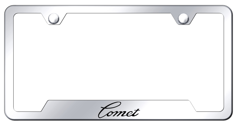 Comet Cut-Out Frame - Laser Etched Mirrored