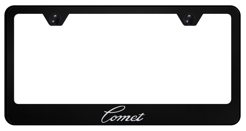 Comet Stainless Steel Frame - Laser Etched Black