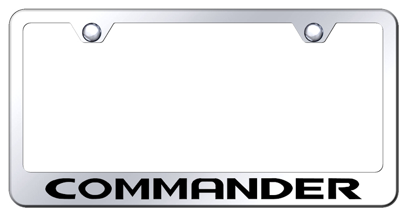 Commander Stainless Steel Frame - Laser Etched Mirrored