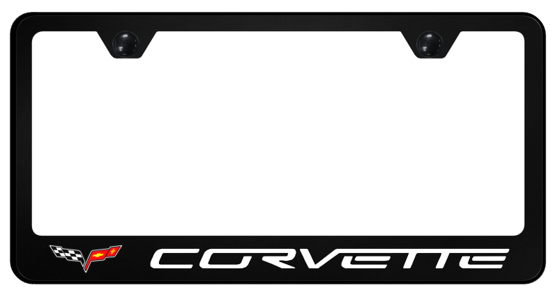 Corvette C6 PC Frame - UV Print on Black