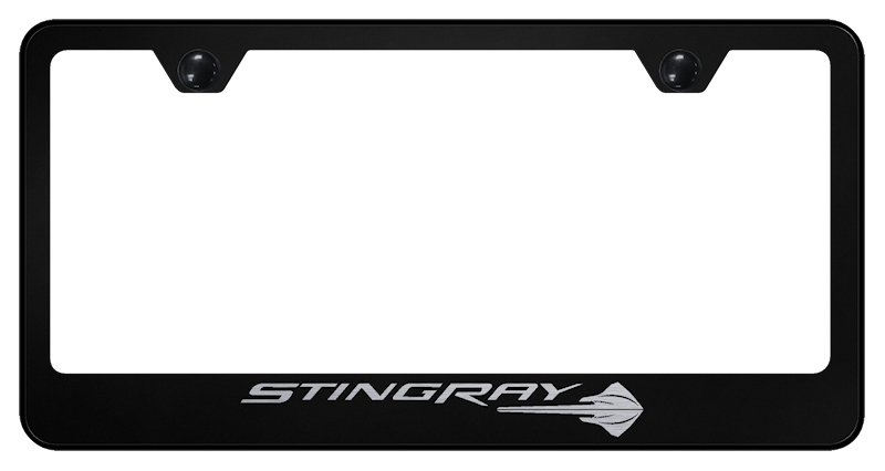 Corvette C7 Stingray Stainless Steel Frame - Etched Black