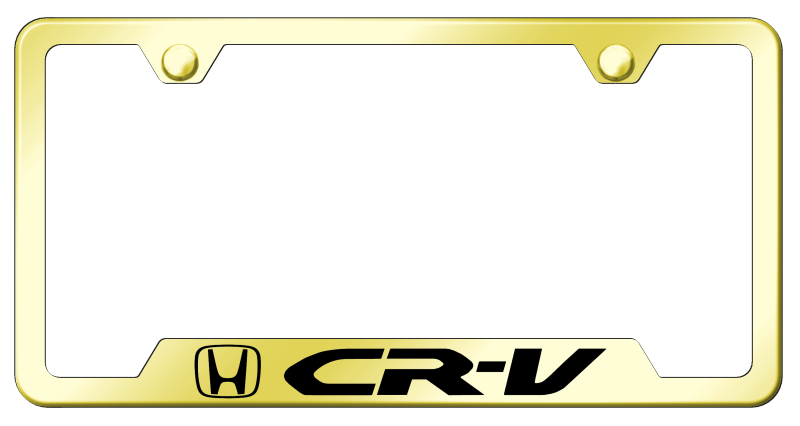 CR-V Cut-Out Frame - Laser Etched Gold