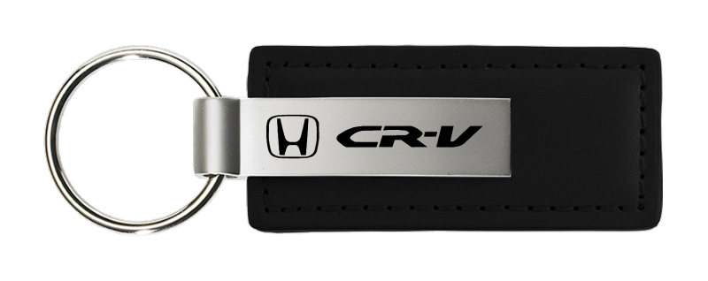 CR-V Leather Key Fob - Black