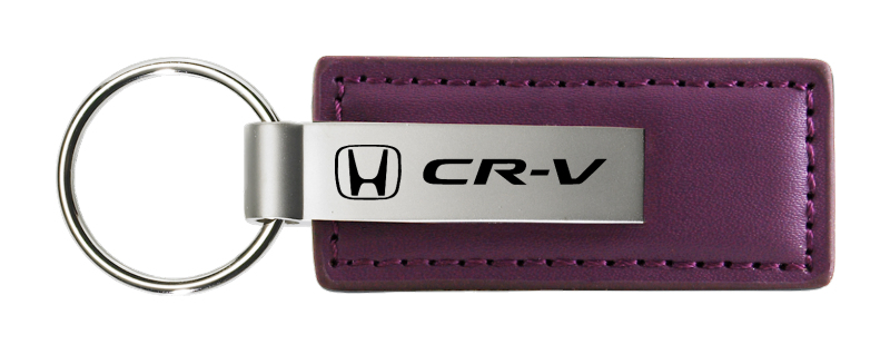 CR-V Leather Key Fob - Purple