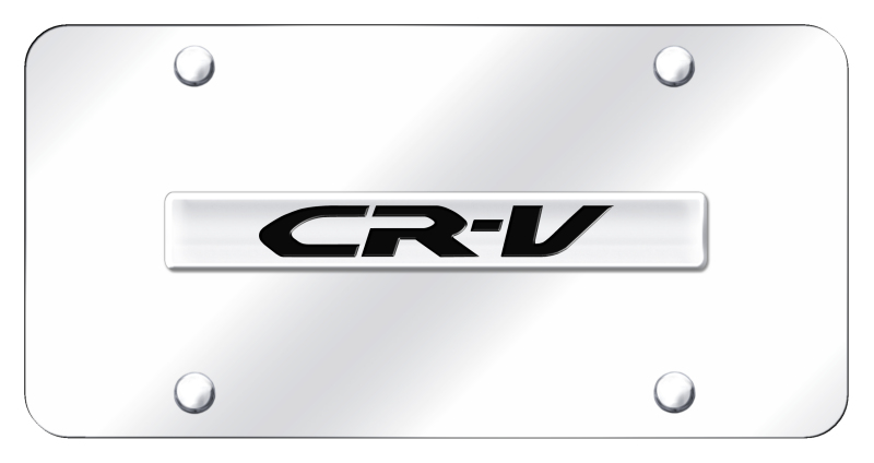 CR-V Name License Plate - Chrome on Mirrored