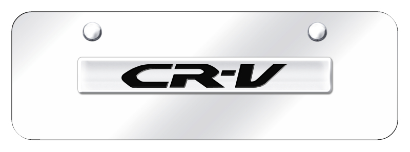 CR-V Name Mini Plate - Chrome on Mirrored