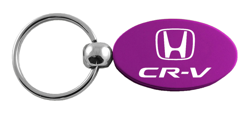 CR-V Oval Key Fob - Purple