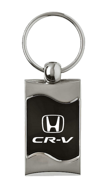 CR-V Rectangular Wave Key Fob - Black