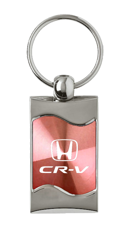 CR-V Rectangular Wave Key Fob - Pink