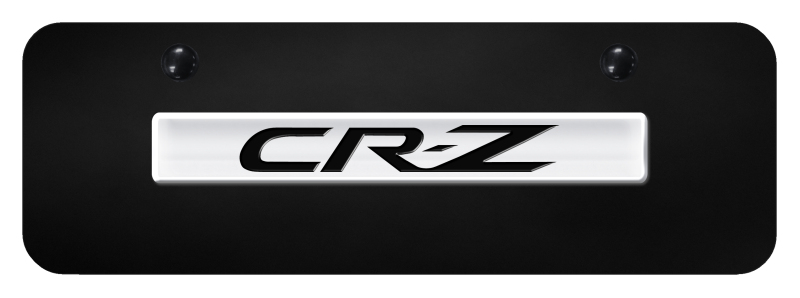 CR-Z Name Mini Plate - Chrome on Black