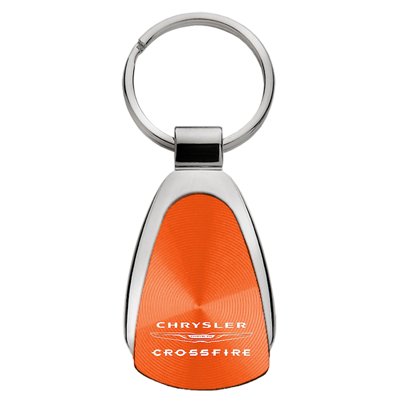 Crossfire Teardrop Key Fob - Orange