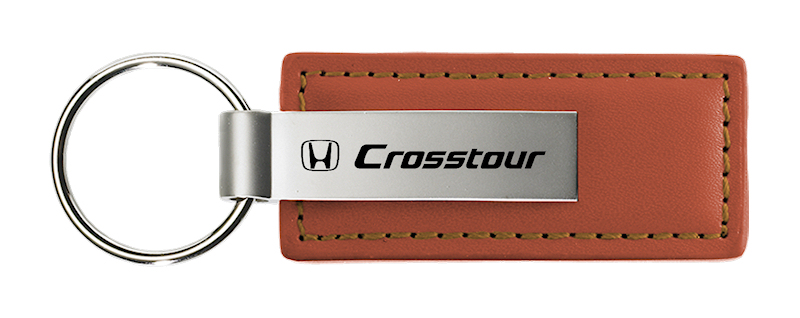 Crosstour Leather Key Fob - Brown