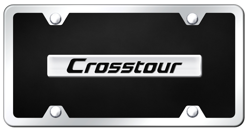 Crosstour Name Acrylic Kit - Chrome on Black