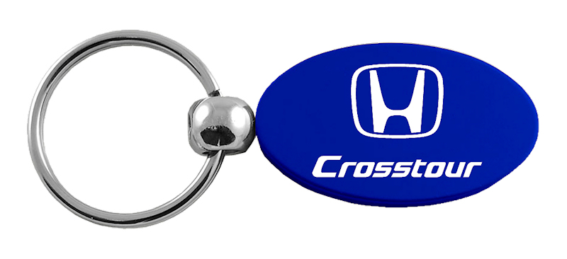 Crosstour Oval Key Fob - Blue
