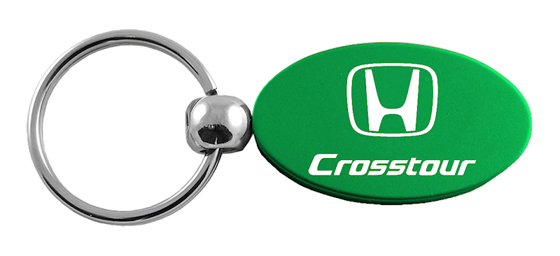 Crosstour Oval Key Fob - Green