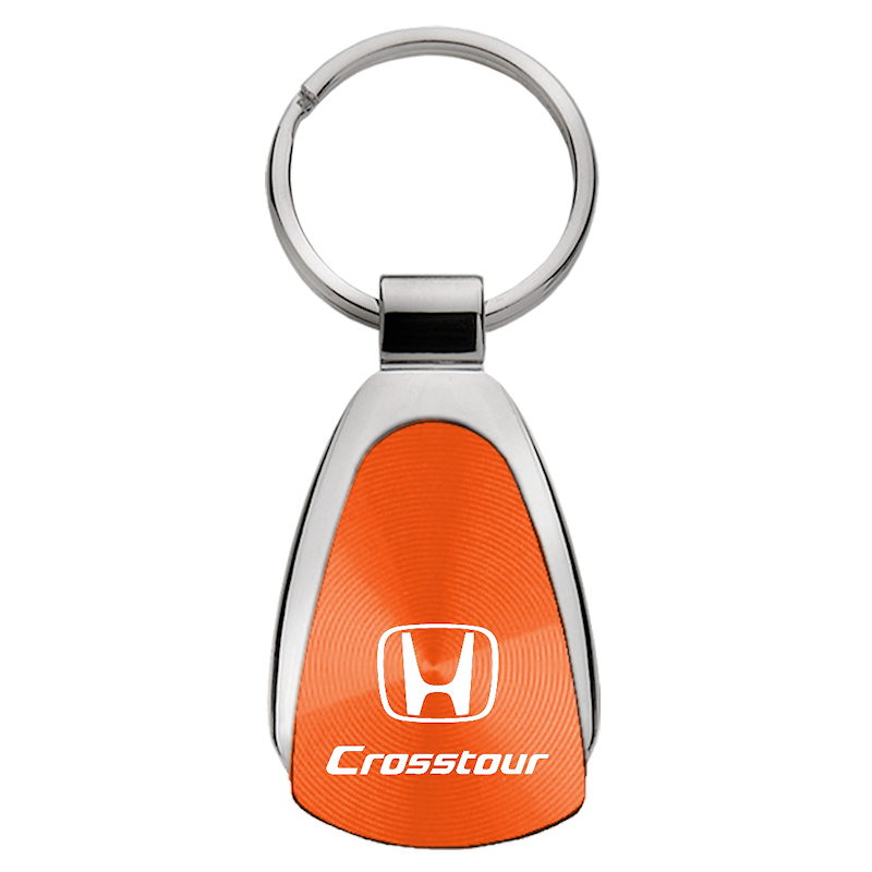Crosstour Teardrop Key Fob - Orange