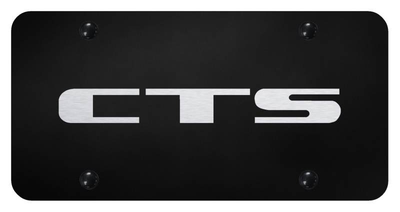 CTS License Plate - Laser Etched Black