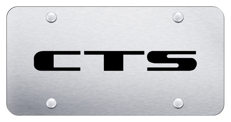 CTS License Plate - Laser Etched Brushed