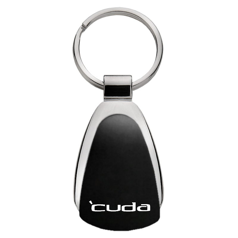 Cuda Teardrop Key Fob - Black
