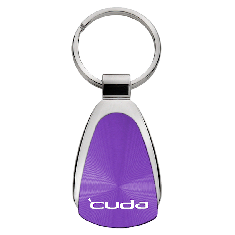 Cuda Teardrop Key Fob - Purple