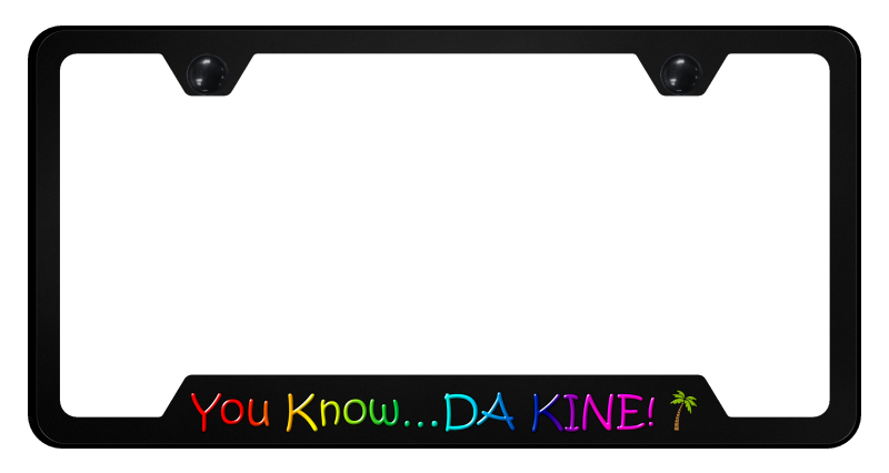 DA KINE PC Notched Frame - UV Print on Black