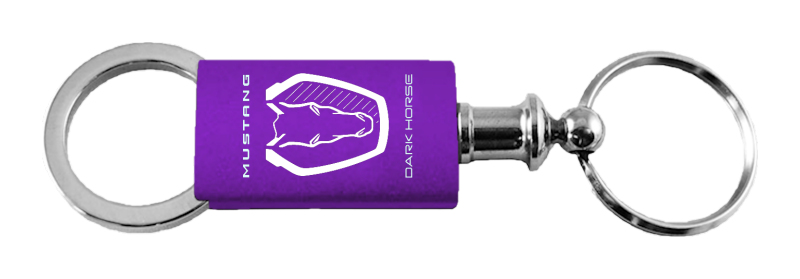 Dark Horse Anodized Aluminum Valet Key Fob - Purple