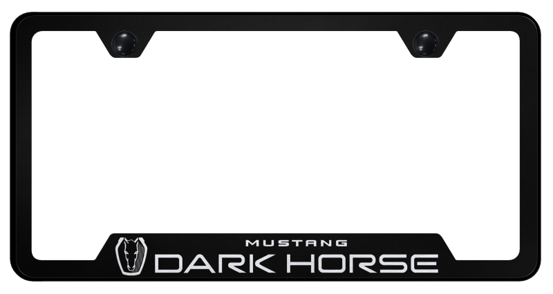 Dark Horse Cut-Out Frame - Laser Etched Black